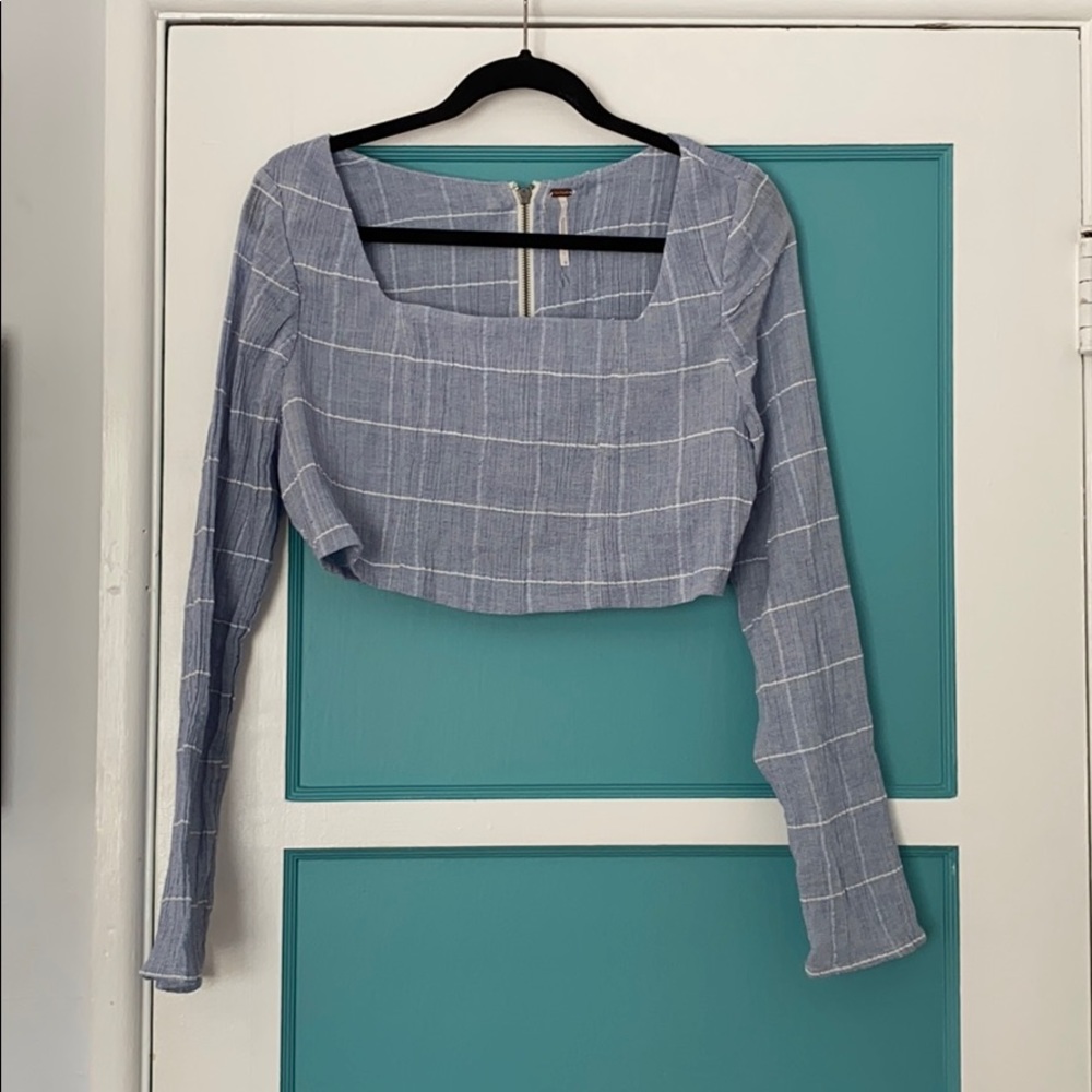 Free People crop top & pant set